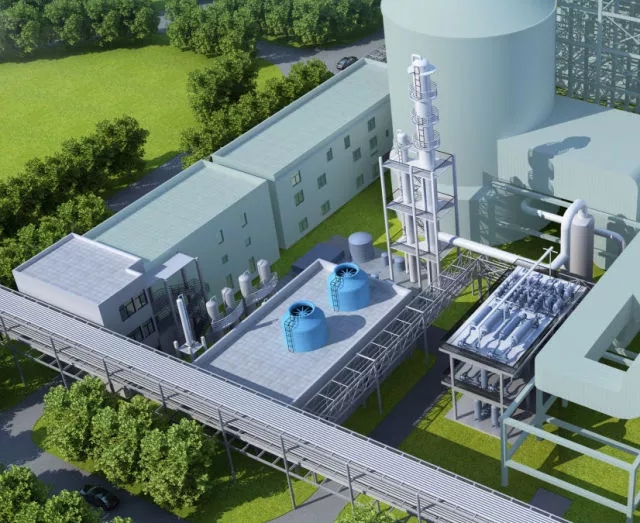 亞洲首個燃煤電廠碳捕集測試平臺項目開工了！