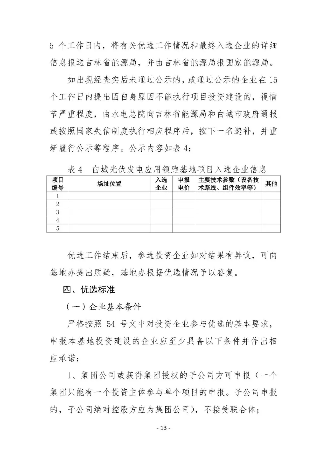 總計0.5GW 第三批首個光伏領跑者基地白城優選方案公布