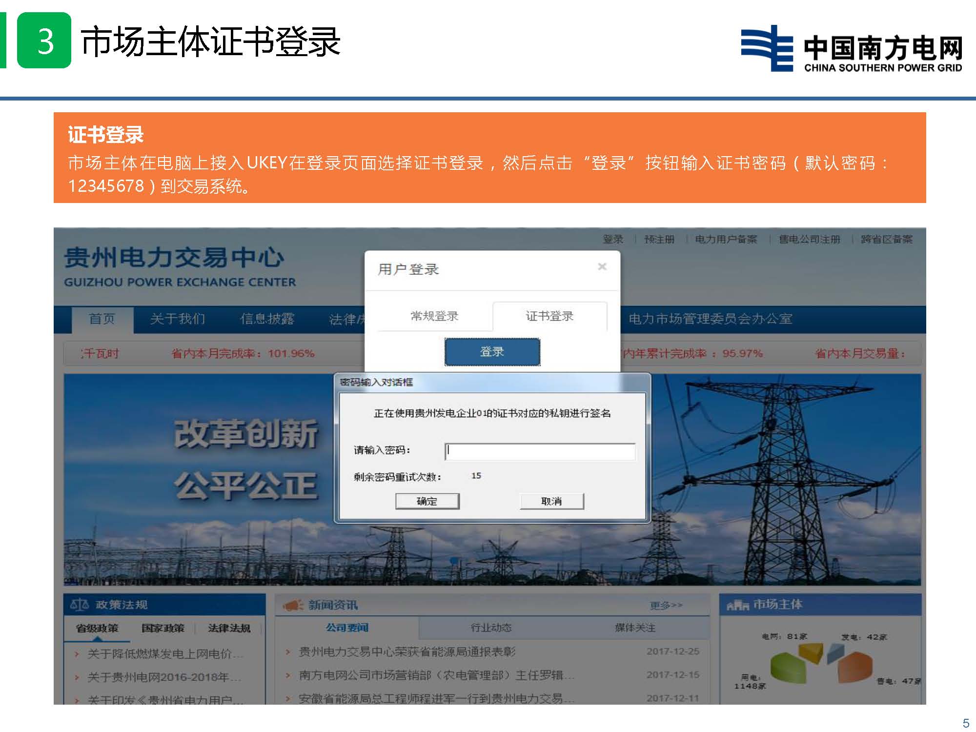 貴州省電力市場技術(shù)支持信息系統(tǒng)-數(shù)字認證與電子印章培訓