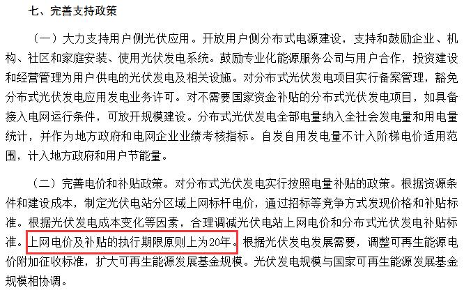 光伏補(bǔ)貼是不是20年以后就取消了？