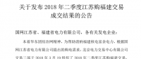4月江蘇購(gòu)福建交易成交8.757億千瓦時(shí) 1家核電5家火電企業(yè)中標(biāo)