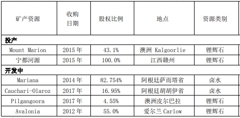 贛鋒鋰業2017年凈利潤增兩倍 碳酸鋰產能利用率98.9%