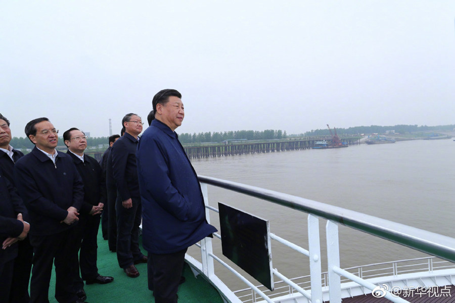 習近平：長江經濟帶發展每一步都要穩扎穩打