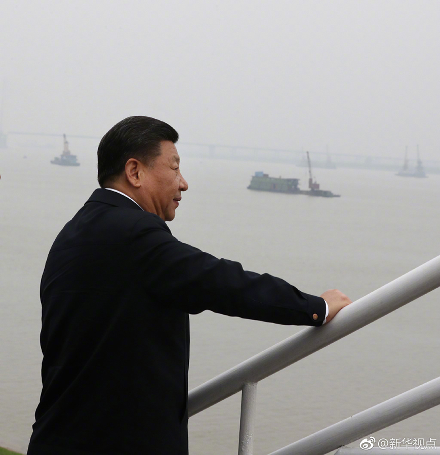 習近平：長江經濟帶發展每一步都要穩扎穩打