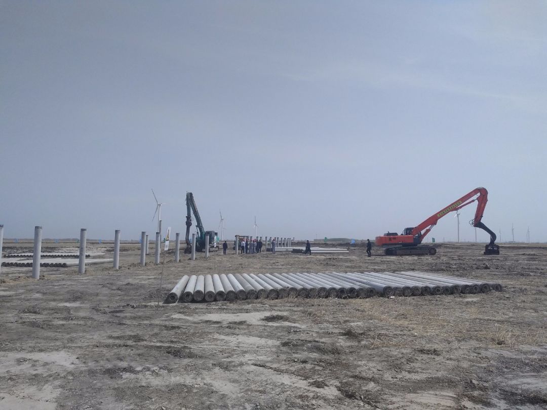直擊光伏領跑者第一開工現場