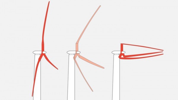 新概念可折疊模塊化風機葉片專為巨風設計