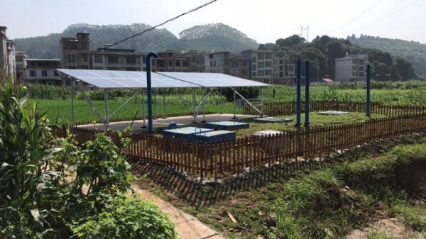 湖南郴州6個村的太陽能污水處理站正式運(yùn)行