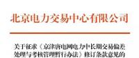 京津唐電力中長(zhǎng)期交易偏差處理與考核管理暫行辦法修訂