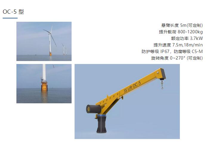 海上風(fēng)電場運維最in的風(fēng)機平臺吊機 了解一下