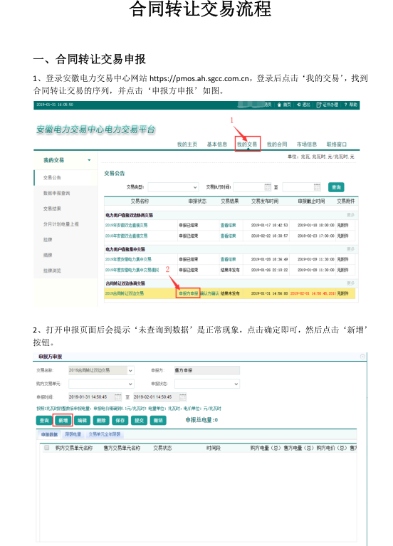 安徽2019年2月份電力直接交易合同轉(zhuǎn)讓交易2月15日開(kāi)展（附交易流程）